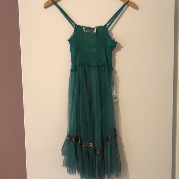 NWT Free People FP ONE Princess Smocking Slip Mini Dress Rare Holy Grail New Sm - Picture 5 of 16